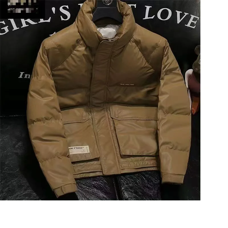 2026 Autumn/Winter New Style Fashion Casual Men's Notched Collar Down Jacket Warm Coat