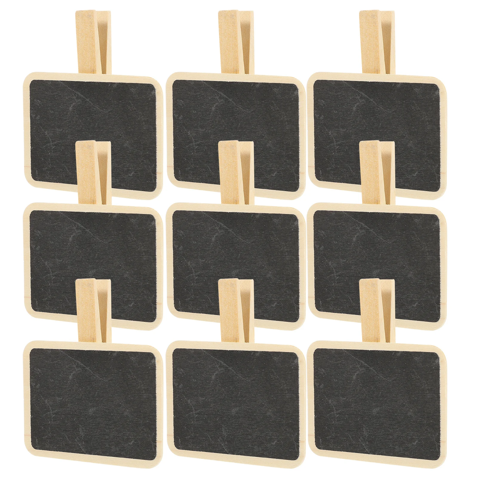 

10pcs Mini Blackboard Clips Wooden Memo Clip For Food Label Garden Chalkboard Message Board Note Taking Sign Clamps