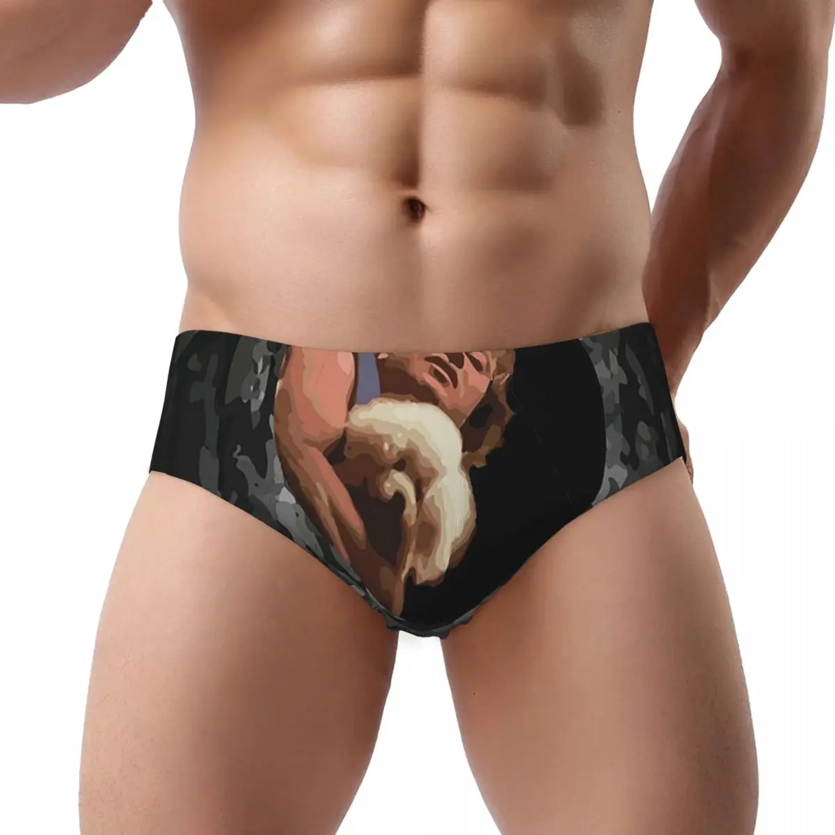 

Buffalo Bill Looking Down Well Men's Triangle Panties Comfortable Boxer Underpants Short Underwear for Homme Man Boyfriend Gift