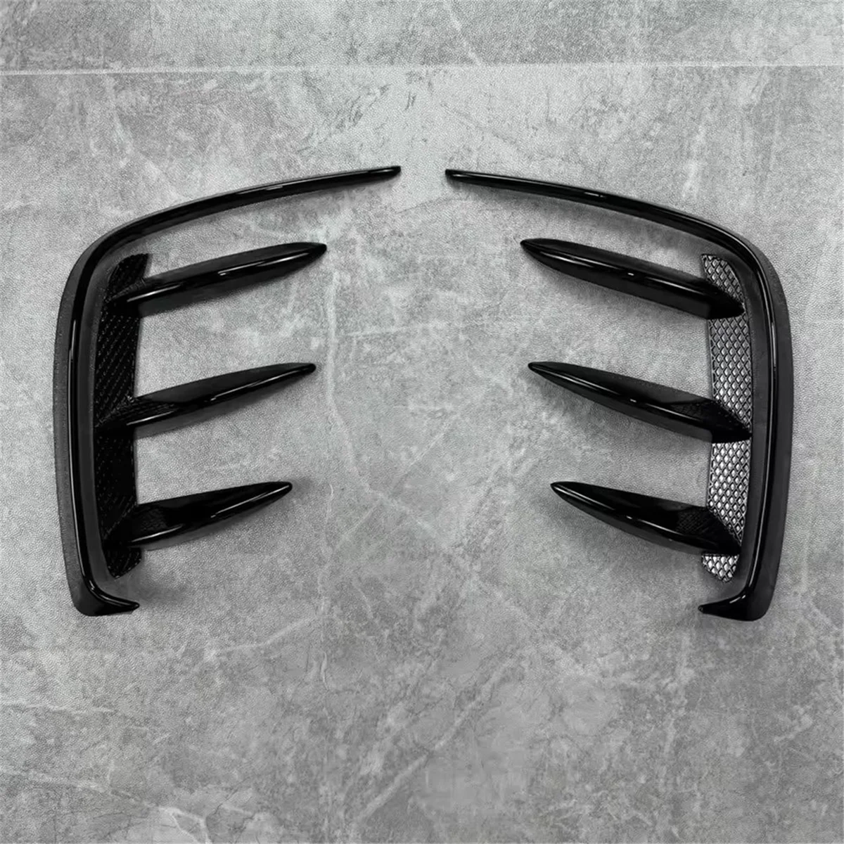 Задний бампер автомобиля, боковой вентиляционный спойлер, комплекты кузова Canard для Mercedes Benz A Class W176 A200 A250 A45 AMG Sport Hatchback -T45C