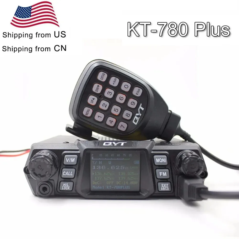 QYT KT-780PLUS Radio mobilne VHF 136-174MHz lub UHF 400-480MHz 100W /75W Walkie Talkie KT780PLUS Transceiver