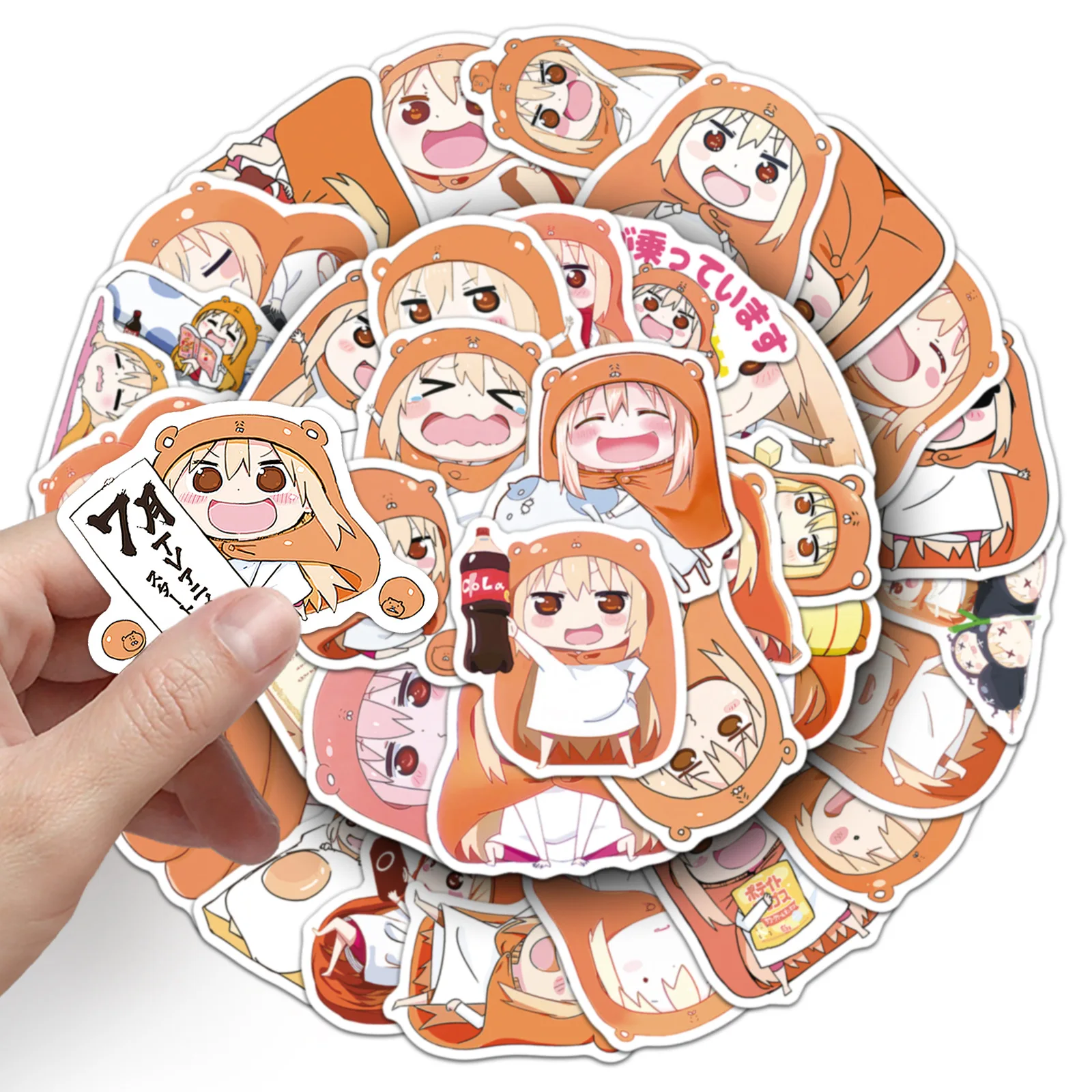 50 قطعة ملصقات هيموتو أومارو تشان مضحك الرسوم المتحركة ملصق Kawaii الكتابة على الجدران الاطفال اللعب المحمول الغيتار سيارة دراجة سكيت اللعب #3