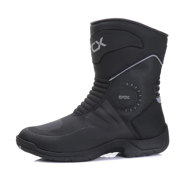 Shoes Boots Guangdong No Unisex Yes Leather Rubber Boots For Motorcycle Women's Boots Recommend