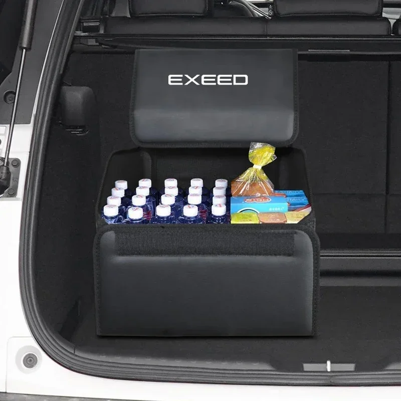 Collapsible Leather Car Storage Box for Chery For Chery EXEED LX TXL VX RX TX Accessories