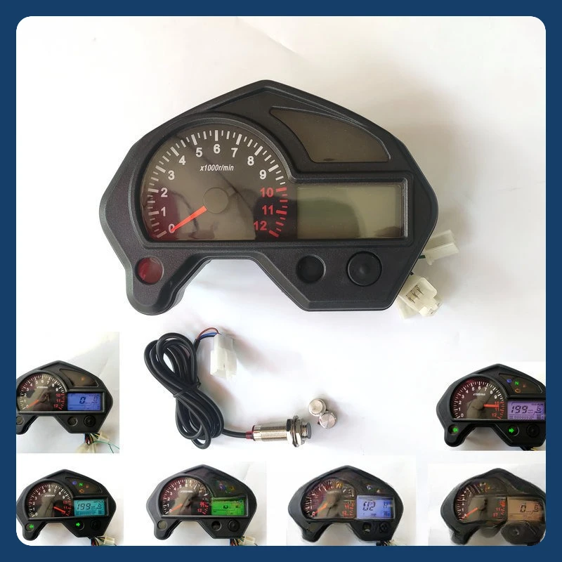 Motorcycle instrument for Italika speedometer Ft180 Ft2007 color adjustable modified odometer