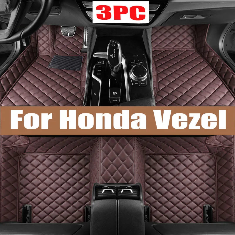 

For Honda Vezel XRV HRV 2022 2021 2020 2019 2018 2017 2016 2015 Car Floor Mats Carpets Styling Covers Auto Accessories Foot Rugs