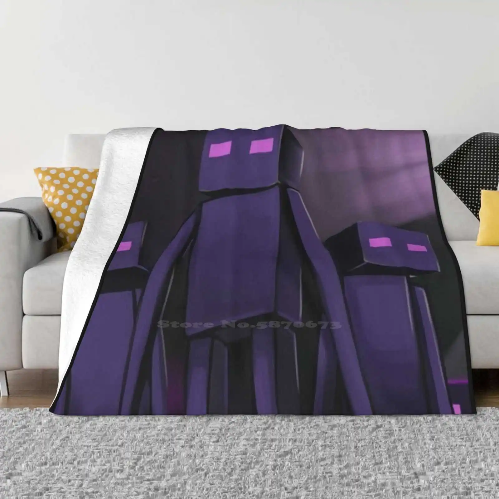 Enderman Iphone Case Posters T-Shirts New Arrival Fashion Leisure Warm Flannel Blanket Enderman Ender Man Endermen Smp Tnt