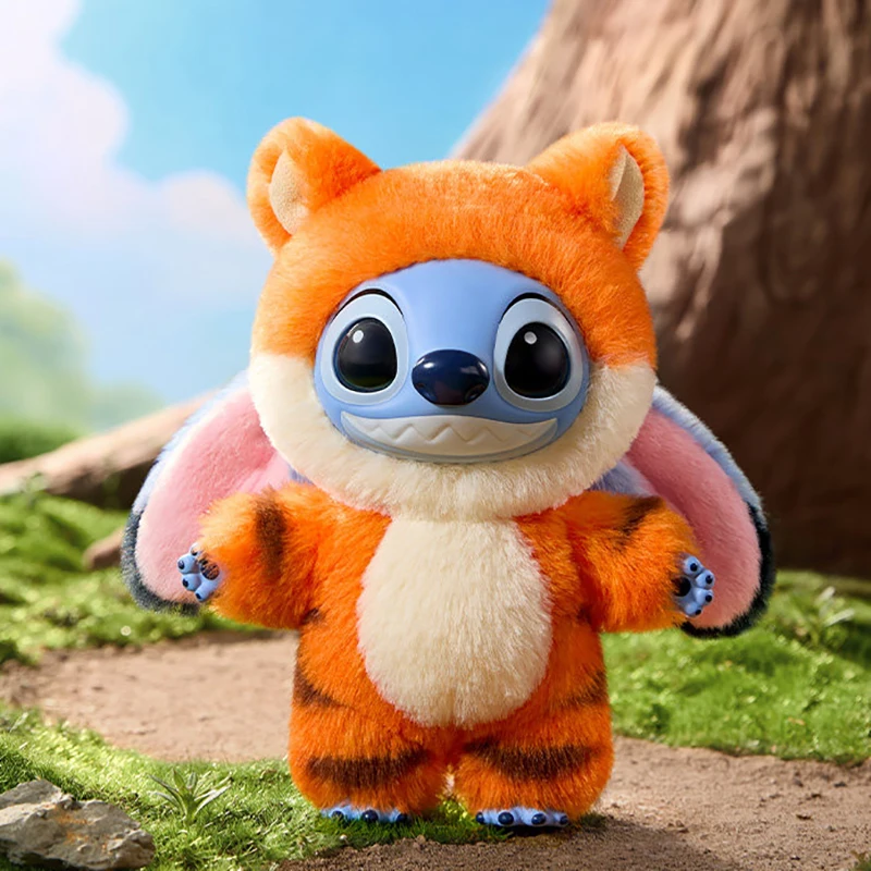 

Authentic Pop Mart Disney Stitch Adventure Series Blind Box Kawaii Vinyl Plush Pendant Toys Mystery Box For Girl