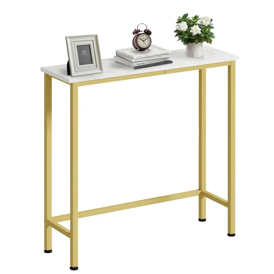 

Console Table, 29.5 Small Entryway Table, Thin Hallway Tables, Slim Sofa Side Tables for Hallway, Living Room, Bedroom, Foyer,
