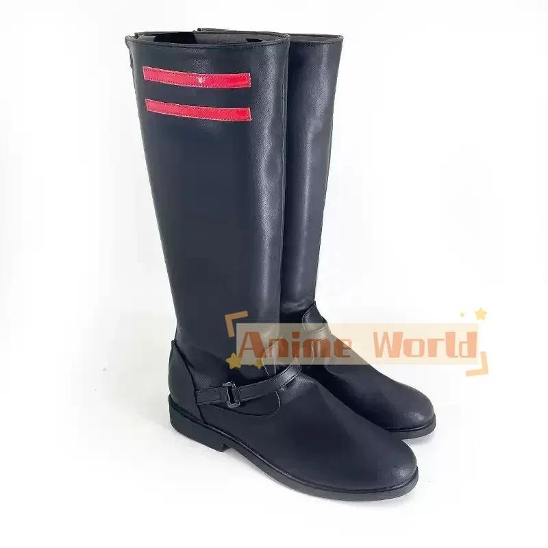 Love And Deepspace Xia Yizhou Caleb Farspace Colonel Shoes Cosplay Boots Prop Anime PU Leather Shoes Custom Made