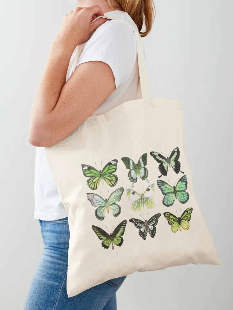 

butterfly sticker pack Tote Bag Women's shopper Lady bags bag for beach cloth bag woman