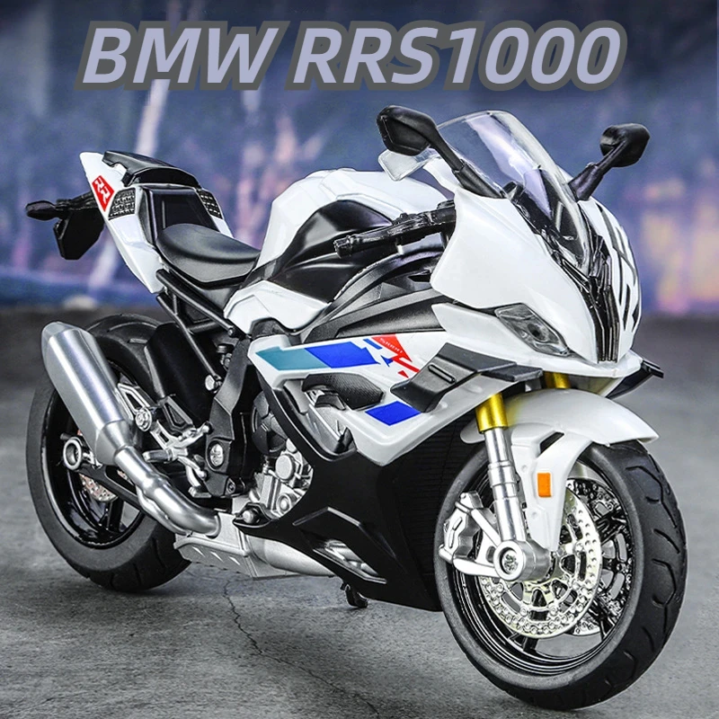 1:12 BMW RRS1000 โลหะผสมโลหะDiecastรถจักรยานยนต์คอลเลกชันงานอดิเรกจําลองRacingรุ่นSuper Sport Miniatureของขวัญ