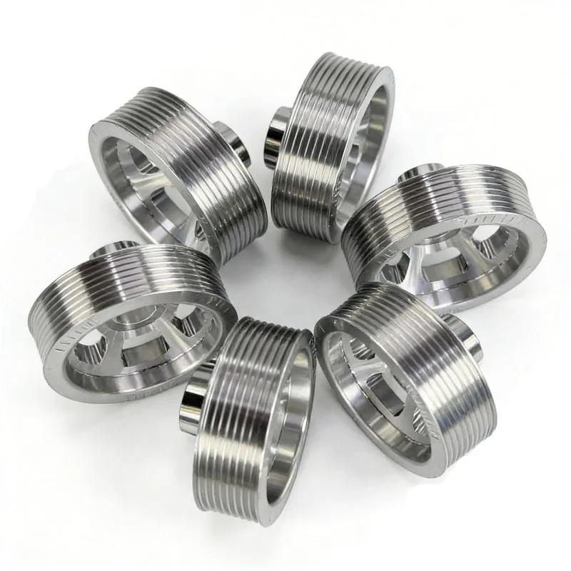 

Custom Precision Machining Service Precision CNC Turning Aluminum Timing Pulley Milling Race Car Parts for Racing Industry