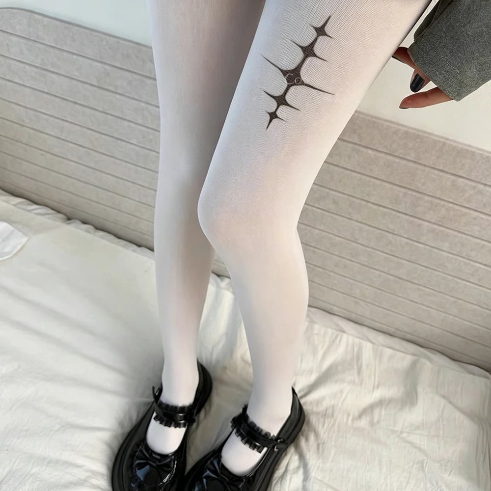 Wuthering Waves Phoebe Cosplay Printed Pantyhose High Elastic Stockings Olita Over Knee Socks Anime Thigh Stockings