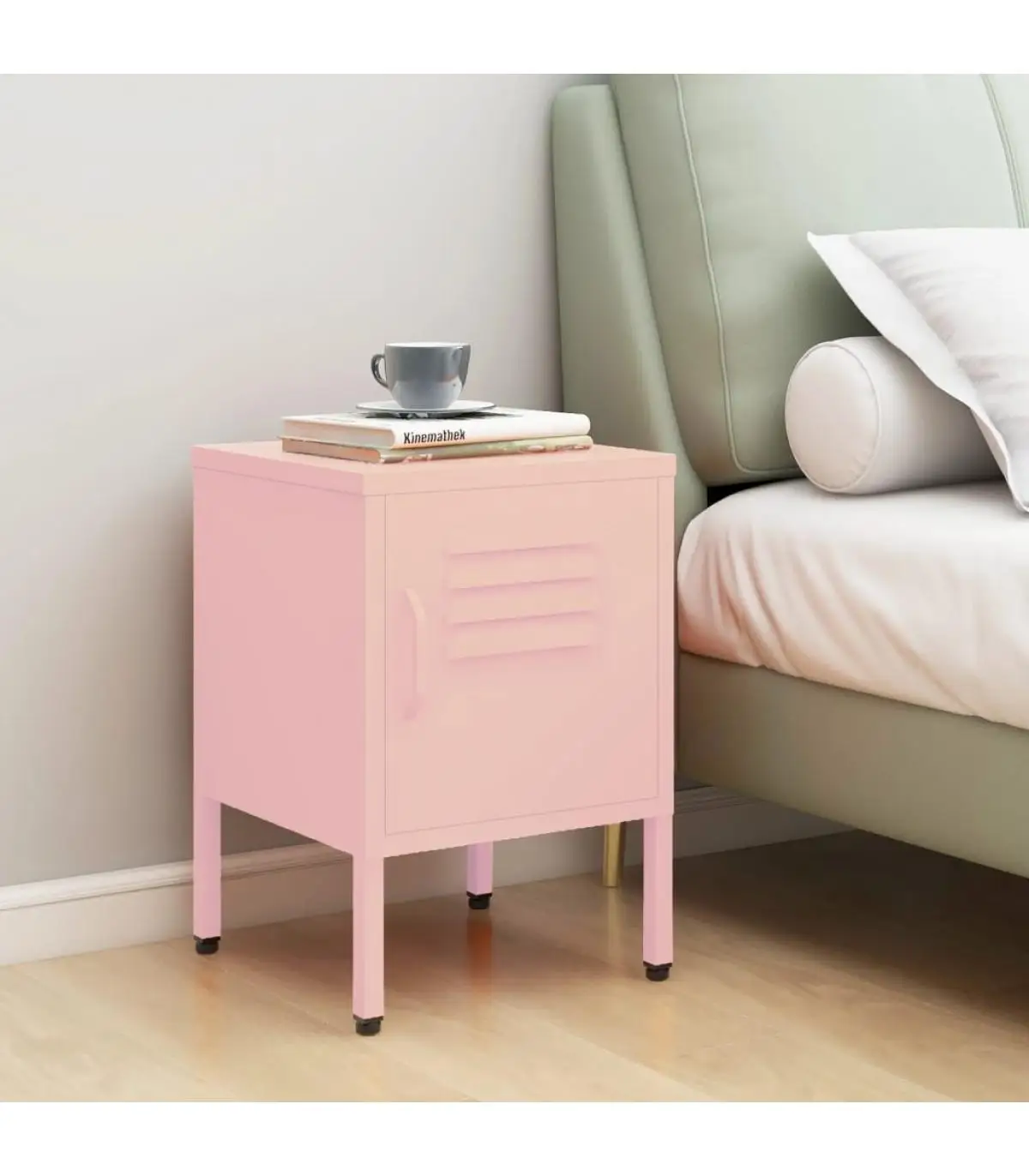 Bedside tables rose steel bedside table 35x35x51 cm