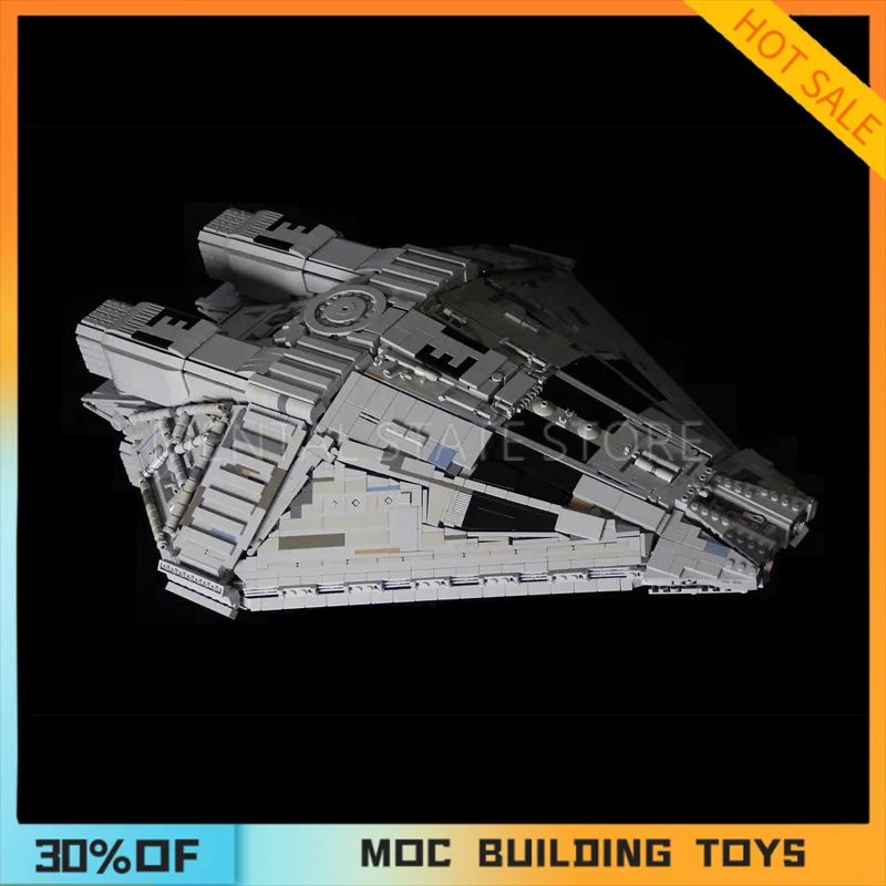 NEW 8042PCS Customized MOC Large spacecraft Building Blocks Technology Bricks DIY Creative Assembly Education Toys Holiday Gift