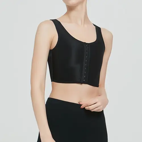 Sujetadores de pecho con hebilla frontal FTM, chaleco Transexual de Cosplay, ropa interior de envoltura corta, ropa deportiva informal de verano para mujeres lesbianas, Tops de corsé