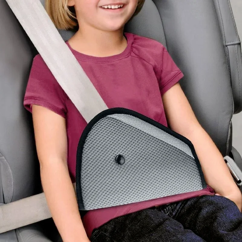 Ajustador de cinturón de seguridad de coche para niños, dispositivo de protección resistente, posicionador de carruajes, accesorios íntimos, Triángulo de seguridad para bebés, nuevo