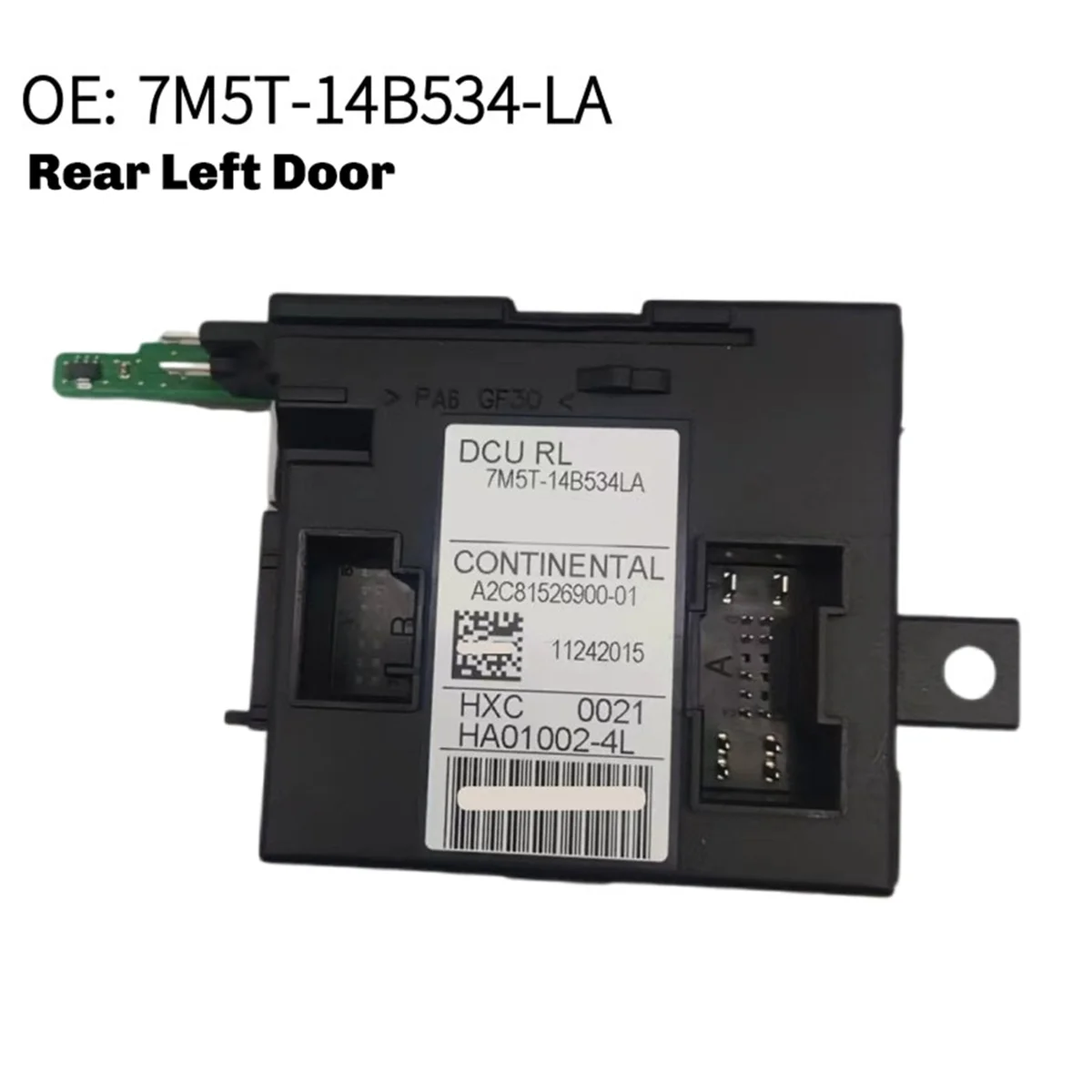 Controlador de módulo de elevação de vidro da porta traseira esquerda 7M5T14B534LA para Ford Focus MK2 -T45C