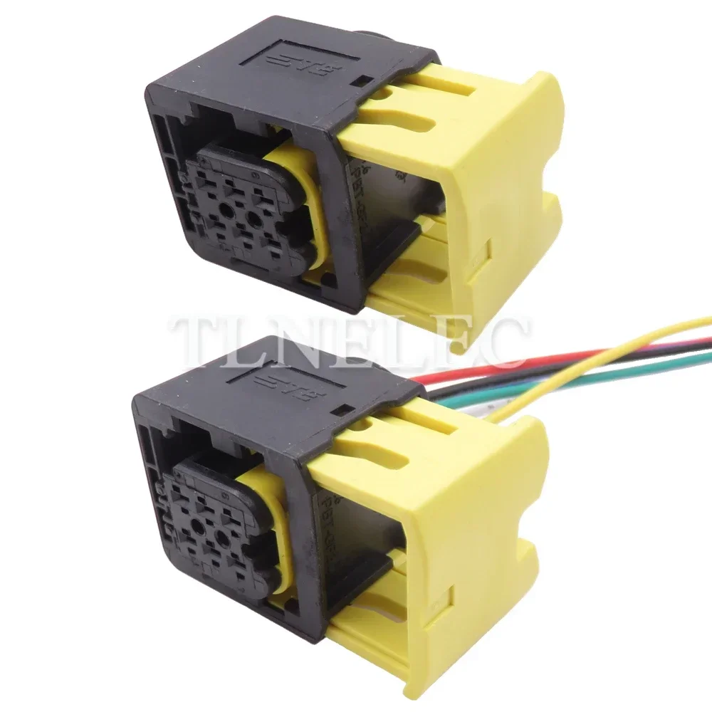 6 Pin Way Car Nitrogen and Oxygen Sensor Sealed Socket with Wires Auto New Energy Wiring Cable Connectors 1-1418469-1