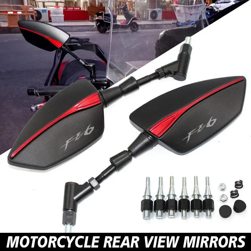 For YAMAHA FZ6 FZ-6 FZ6N FZ6S FAZER Aluminum CNC Motorcycle Side Mirror rearview Mirrors