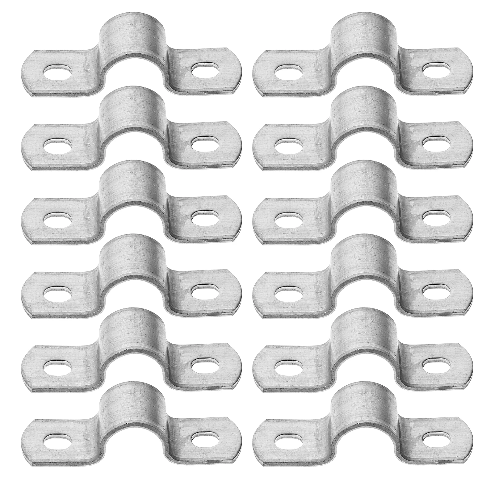 Heavy Duty Metal Wire Clips for -Shaped Pipe Clamp Support Rigid Tube Strap Fixing Bracket Fastener Garden Irrigation Water