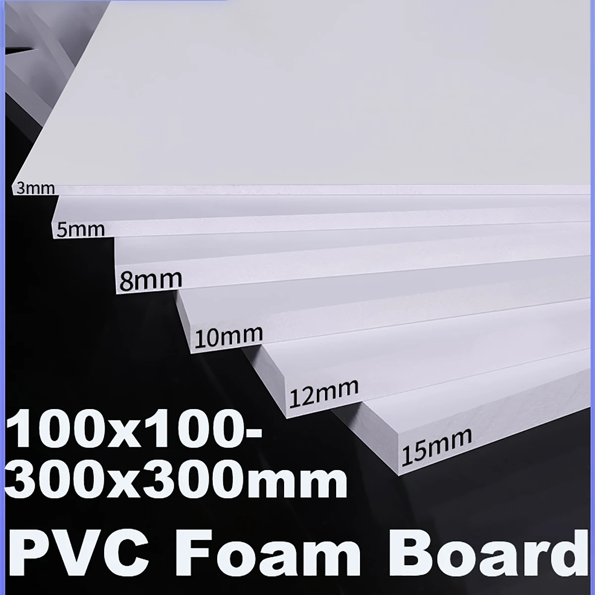 

PVC Foam Board Handmade Model Making Material Plastic Flat Board For DIY Building Model Materials Thickness 3mm~15mm