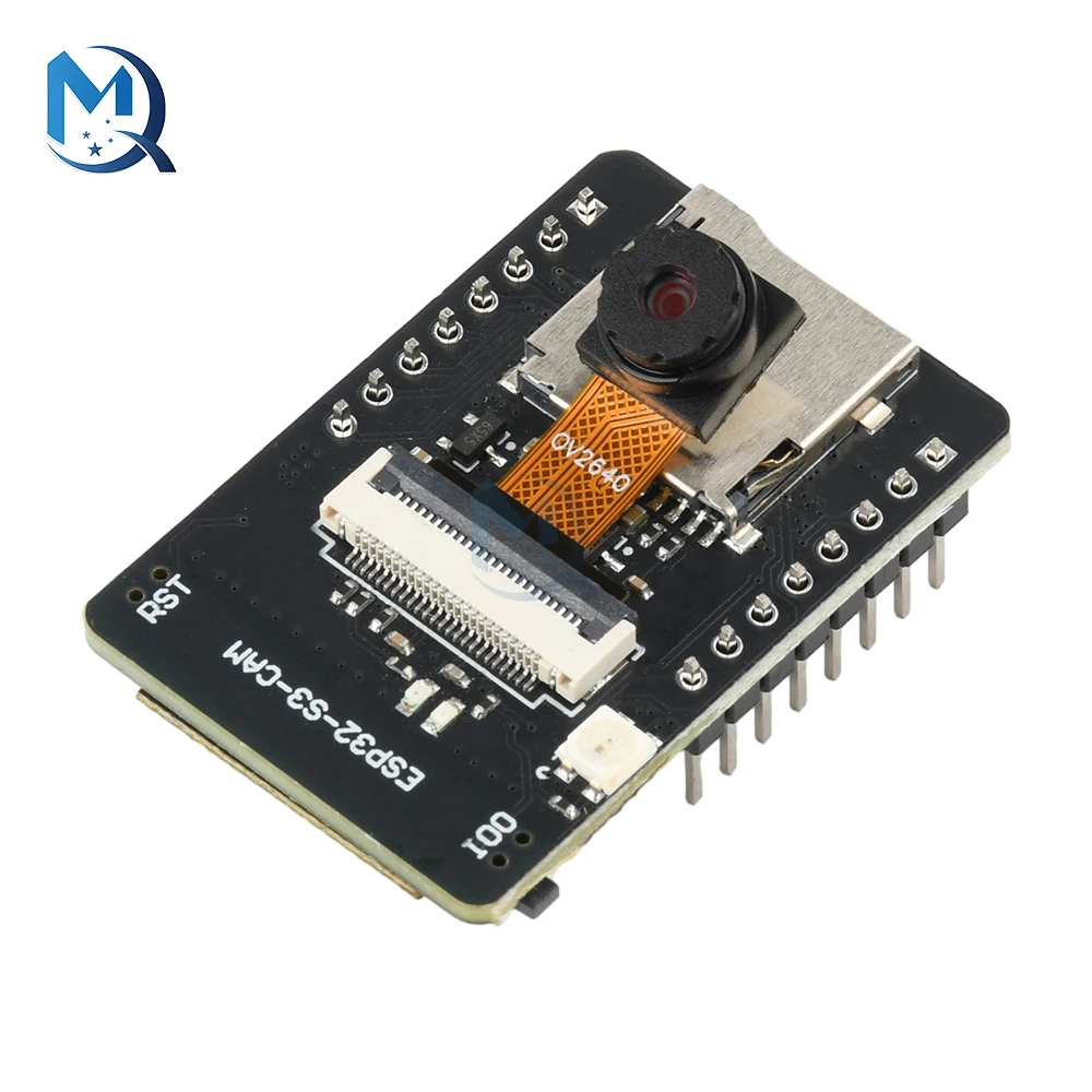 ESP32-S3-CAM WIFI BT Development Board Camera Module Paired With Ov2640 Camera N16R8 Version Type C Interface