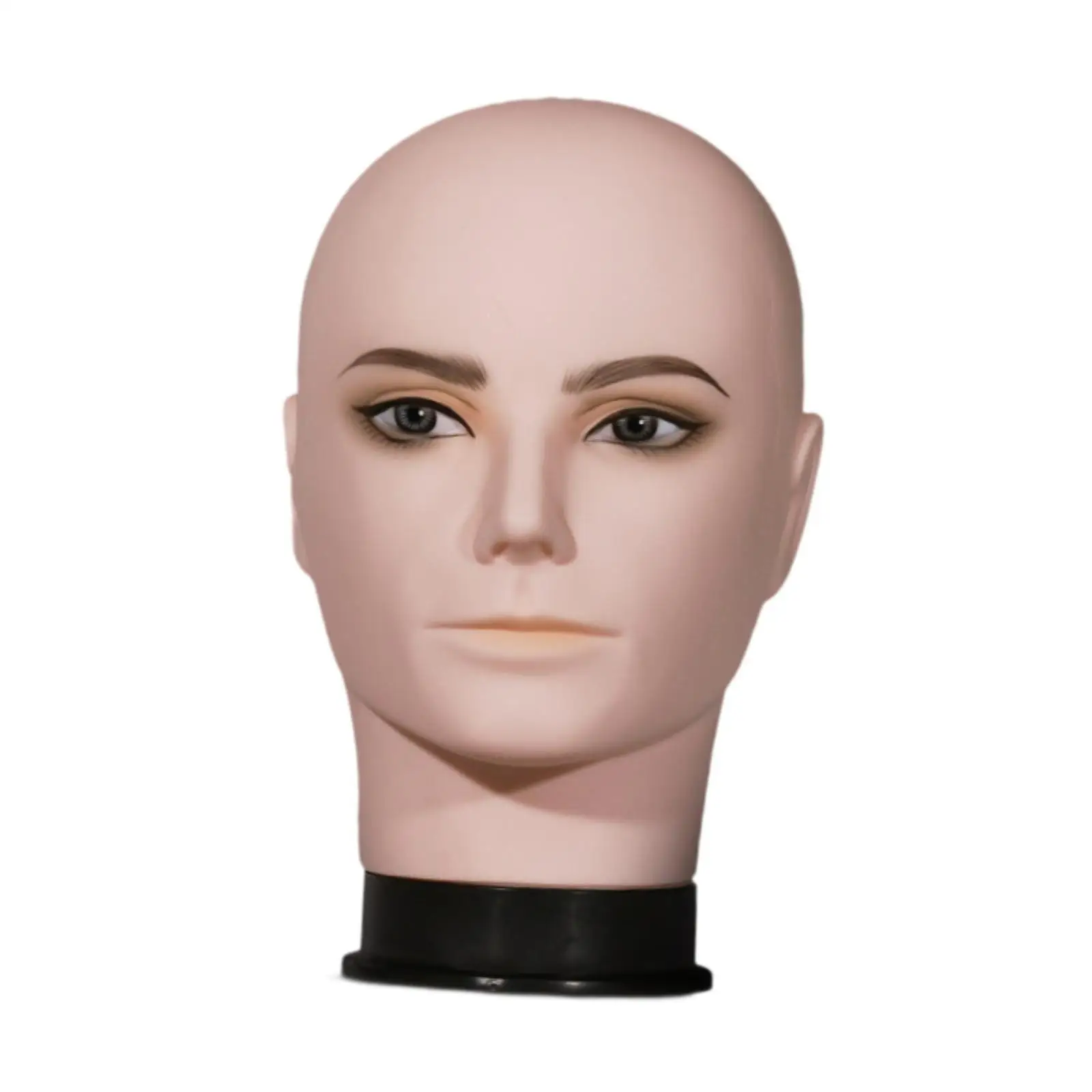 Cabeça de manequim careca masculina, cabeça de pvc para shopping, barbearia, casa