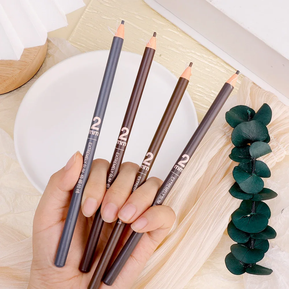 7 Colors Eyebrow Pencil Waterproof Natural Long Lasting Professional Cosmetic Eyebrows Makeup Eyebrow Tattoo Tint Pen with Brush