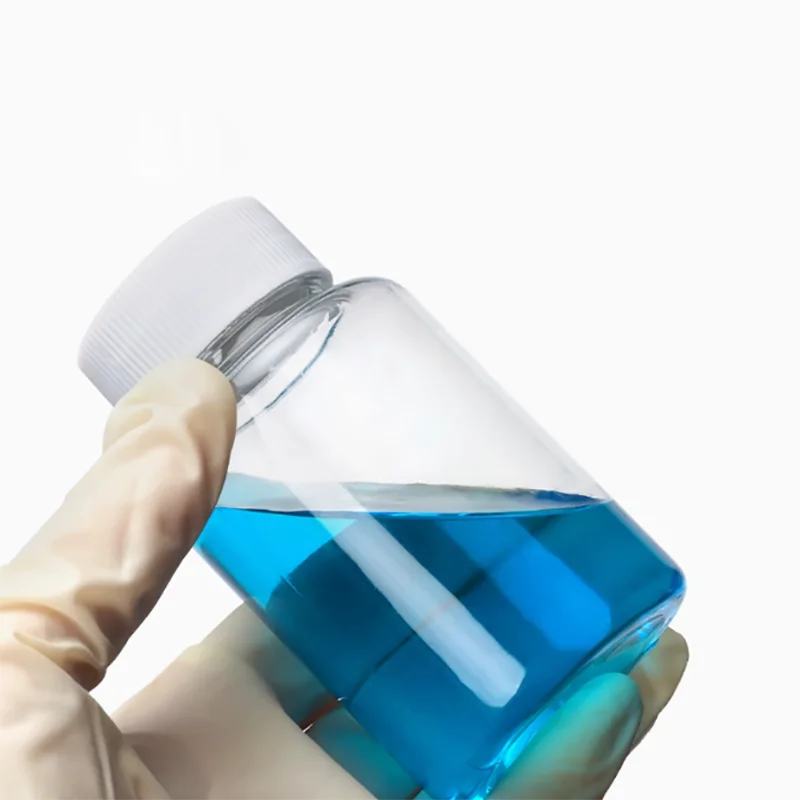 

10PCS Transparent pet bottle separate bottle plastic bottle with cap sample bottle small medicine bottle15ml 30ml 50ml100ml250ml