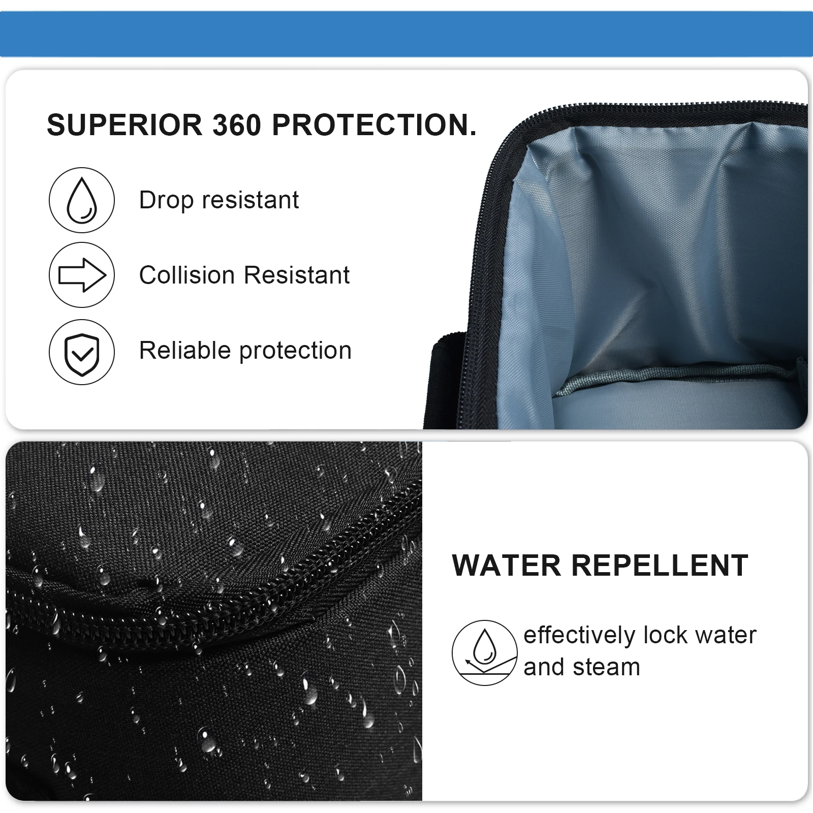 Projectors Bag for HY300 Samsung The Freestyle Protective Storage Case Hard EVA Travel Carry Case Portable Dustproof Shockproof