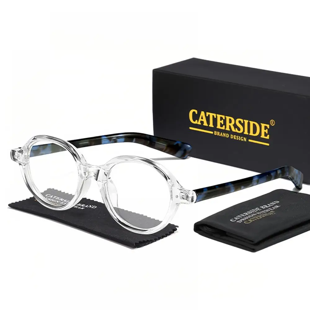 CATERSIDE Retro Damen Anti-Blaulicht-Brille Hochwertige Tr-90 Ovaler Rahmen Herren Outdoor Business Freizeit Urlaub Geschenkbrille – Detail 11