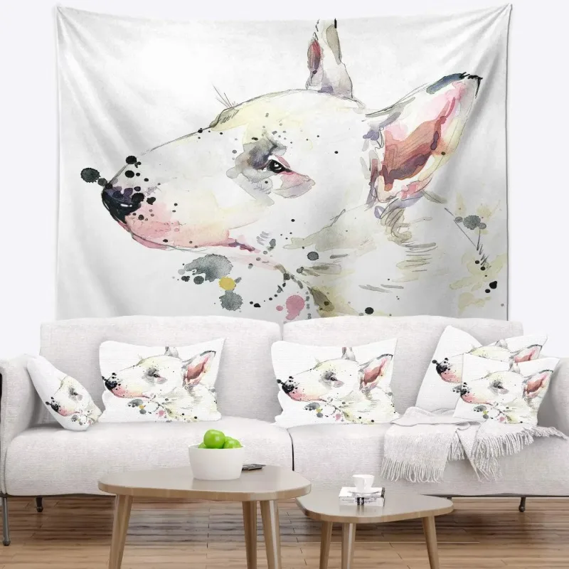 Bull Terrier Dog Wa…