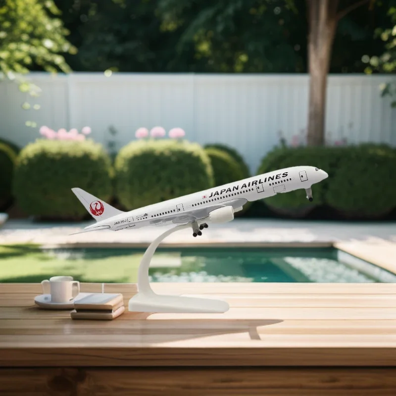

Replica Airplanes Model B787 Japan Airlines 20CM Airplane Model Alloy Simulation Passenger Toys For Children Collected Gift By