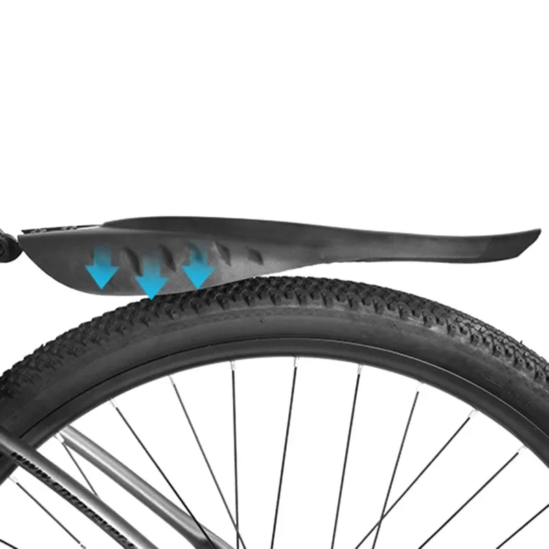 2er-Pack Fahrrad-Schutzbleche, Weiche PP-Kunststoff-Schutzbleche für MTB-Hinterrad, Dicker Spritzschutz – Detail 9
