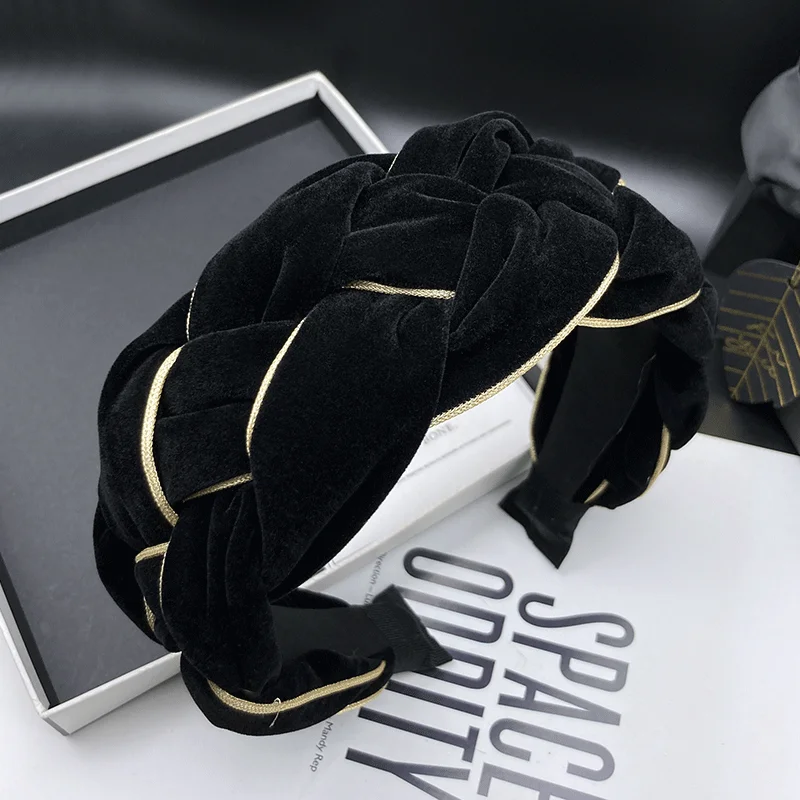 

Ретро-заколка для волос, женская повязка на голову с высоким вырезом, для повседневного использования, с широким краем для фиксации волос, повязка для умывания, модная.