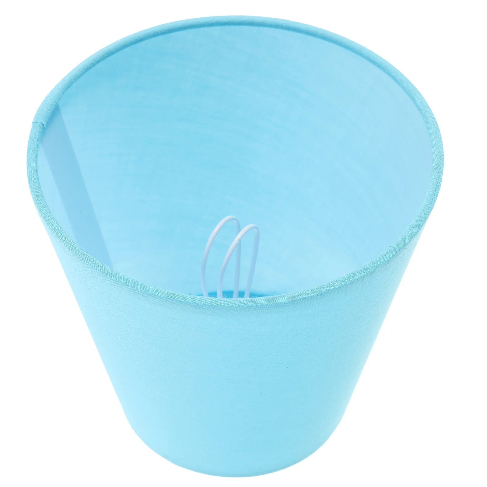 غطاء مصباح طاولة من القماش الناعم بمشبك حديدي على غطاء خفيف متين لغرفة النوم وغرفة المعيشة عاكس الضوء المنزلي بديل للديكور