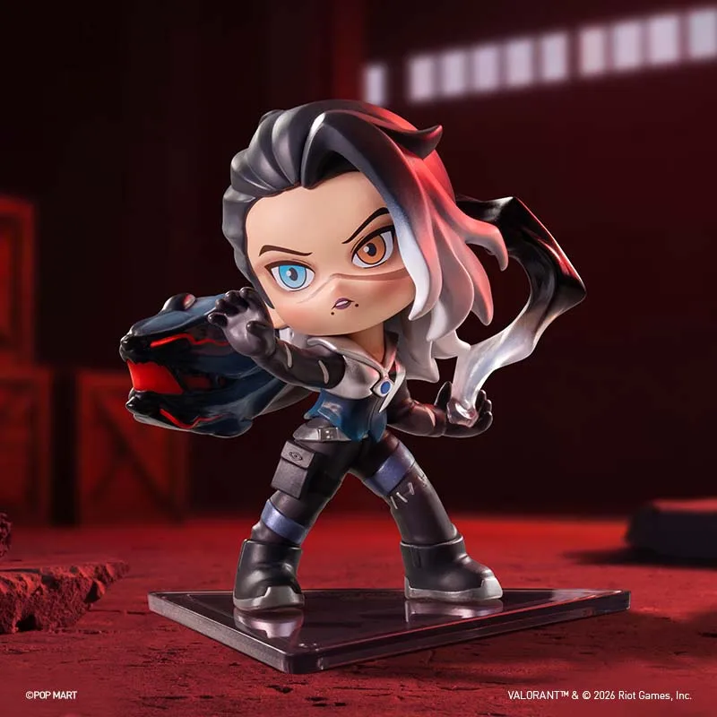 POP MART Valorant Agents Series Blind Box Full Set 12pcs Game Character Collectible Figurine Desktop Ornament Art Toy view 4