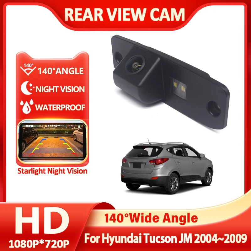 Car Rear View Camera HD CCD Night Vision Backup Reverse Parking Camera For Hyundai Tucson JM 2004 2005 2006 2007 2008 2009