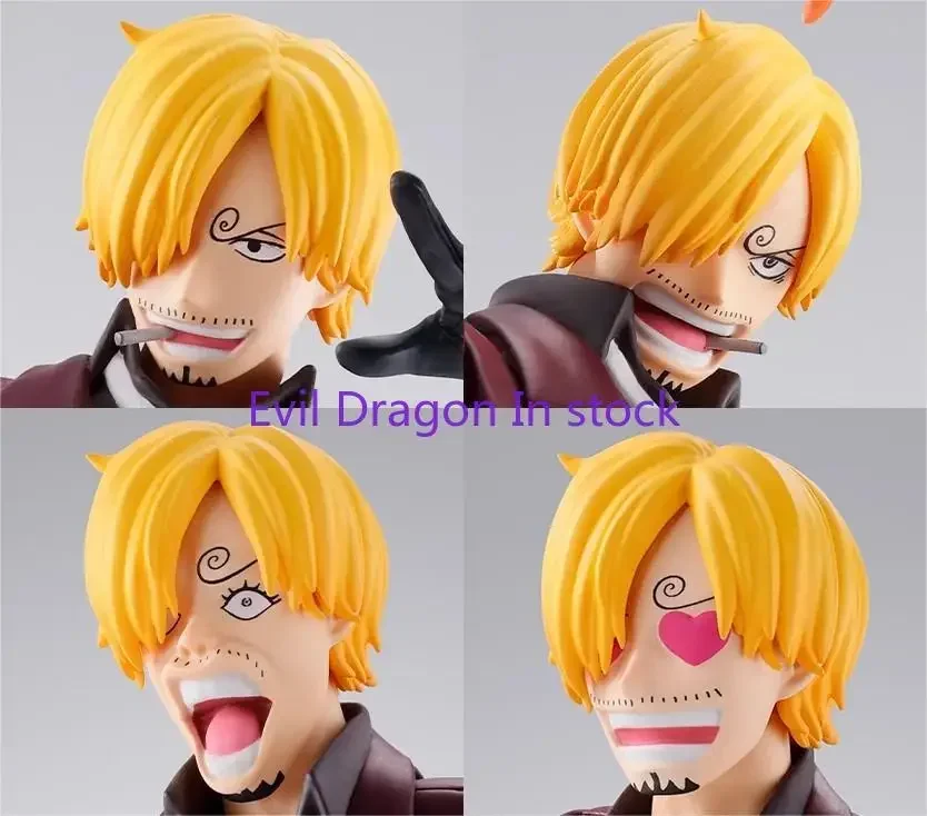 ألعاب بانداي أصلية 100% قطعة واحدة SH Figuarts SHF Sanji Raid on Onigashima أنيمي ألعاب قابلة للجمع