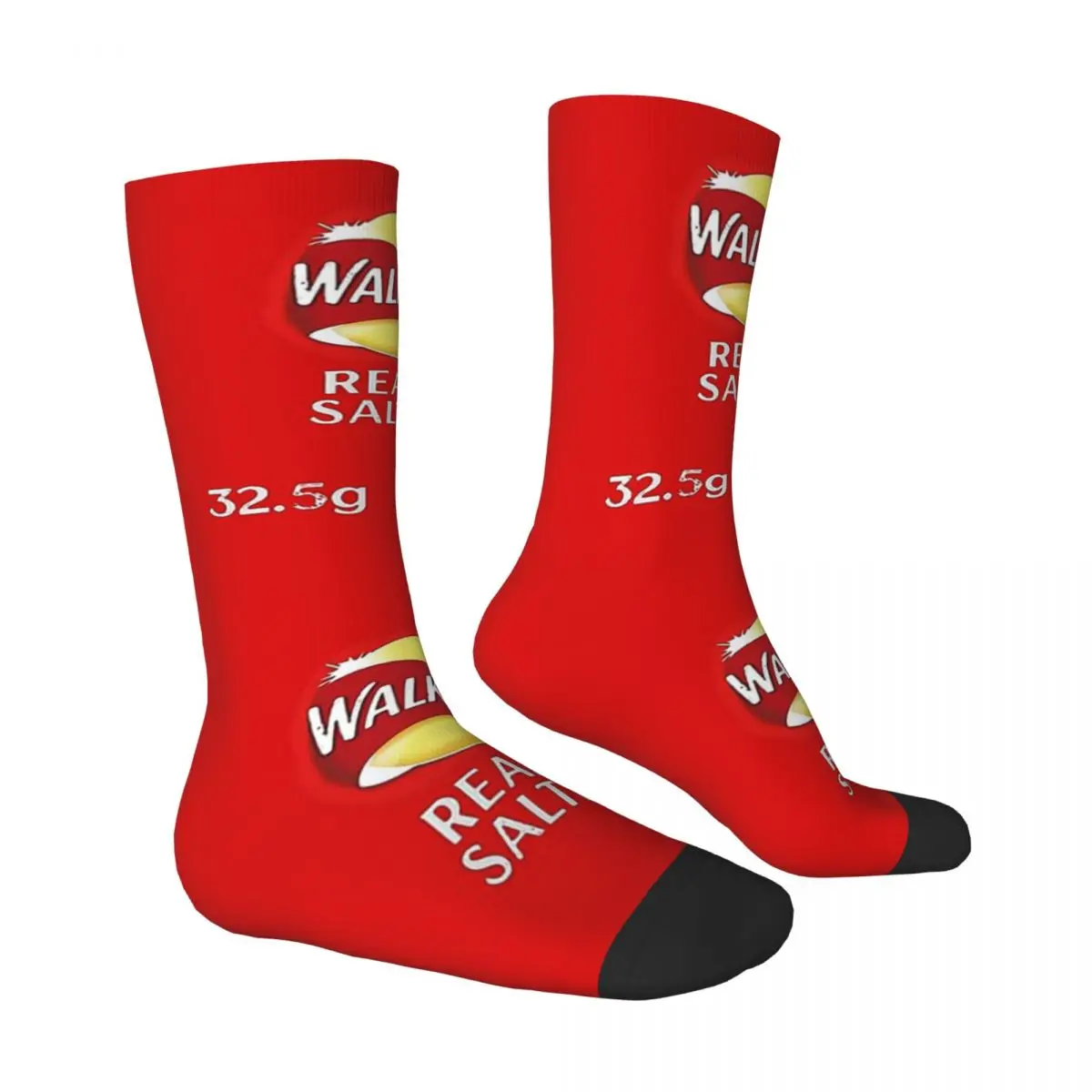 Walker Ready Salted Crisps Design Men Women Socks Windproof Novelty Spring Summer Autumn Winter Stockings Gift