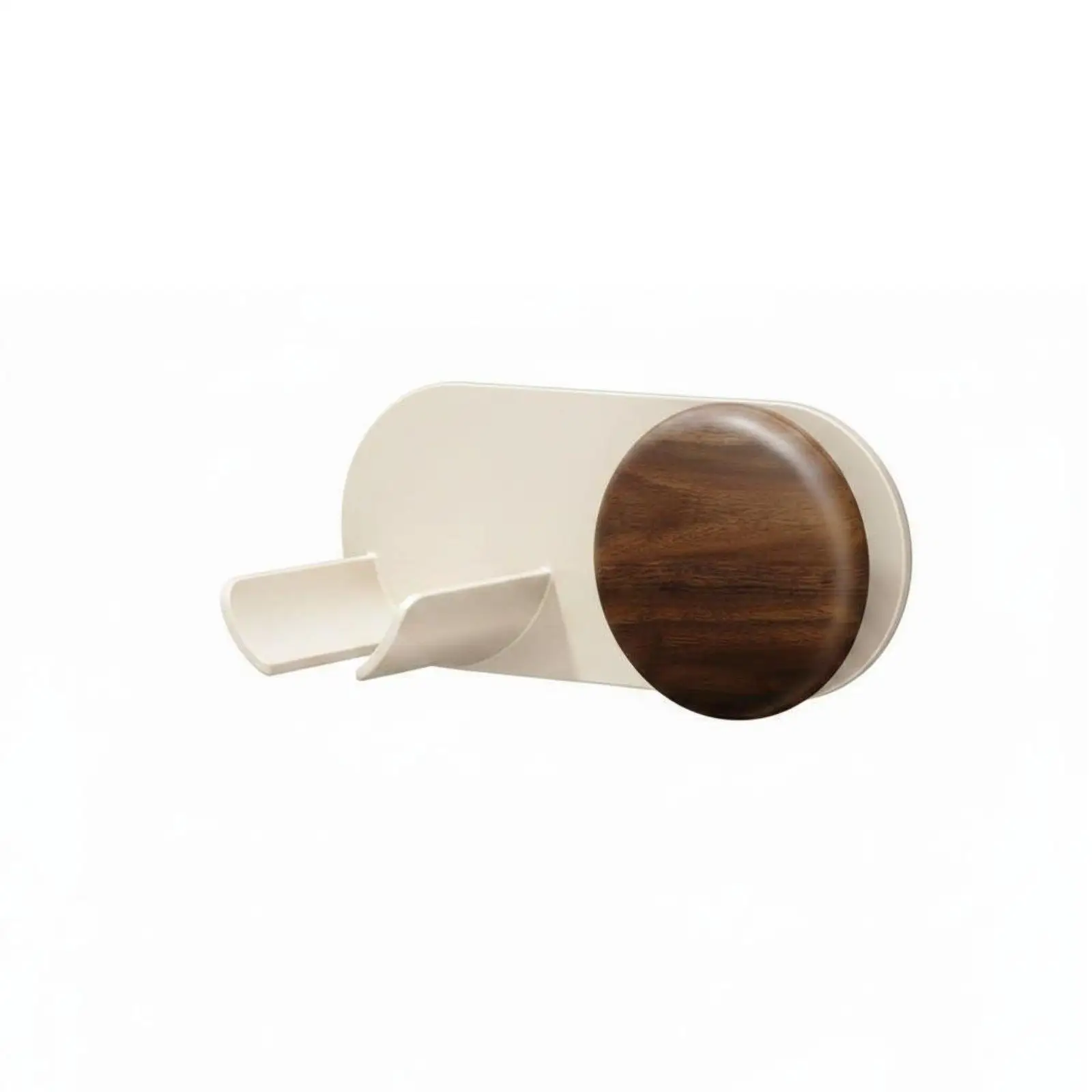Space Saving Hair Dryer Holder with Cord Wrap Wall Mount Metal Bracket for Bathroom Vanity