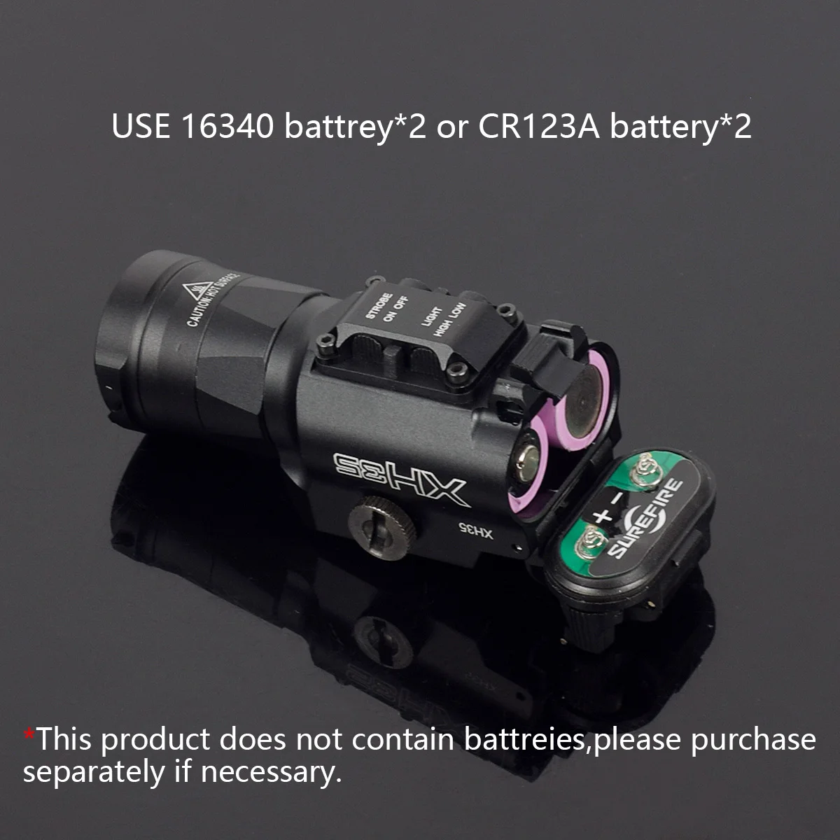 Linterna táctica X300 X300U X300UH-B XH35 Surefire, luz para arma, compatible con riel de 20mm, arma Airsoft, linterna de caza