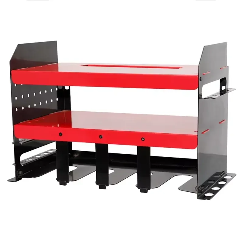 for Upgrade Garage Toolbox Practical Metal Steel Plate Storage Wall Mounted Shelf Heavy Tool Rack