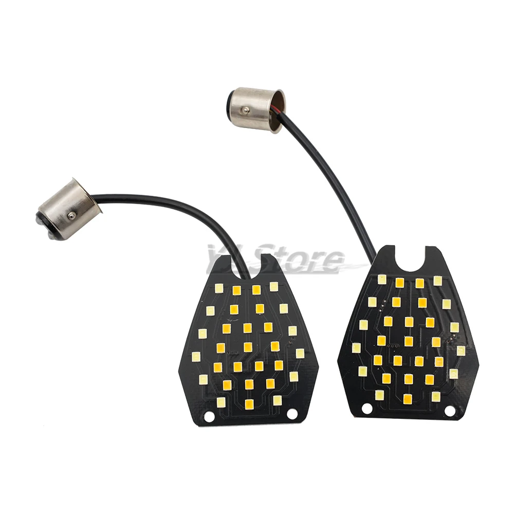 صالح لهوندا CB400 CB1300 / CBR600RR / CBR1000RR 2004 2005 2006 2007 دراجة نارية LED الخلفية بدوره ضوء مؤشر الإشارة 1156 1157