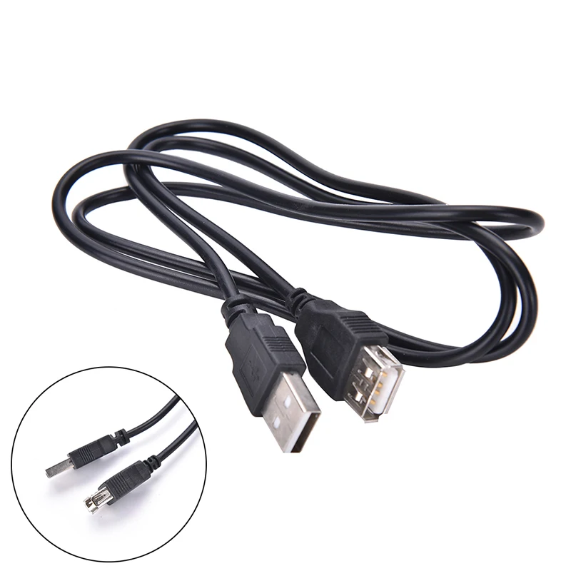 1Pc 150/100Cm Cáp Nối Dài USB Siêu Tốc Độ USB 2.0 Male To Female Nối Dài Sạc Dữ Liệu cáp Đồng Bộ Mở Rộng Dây