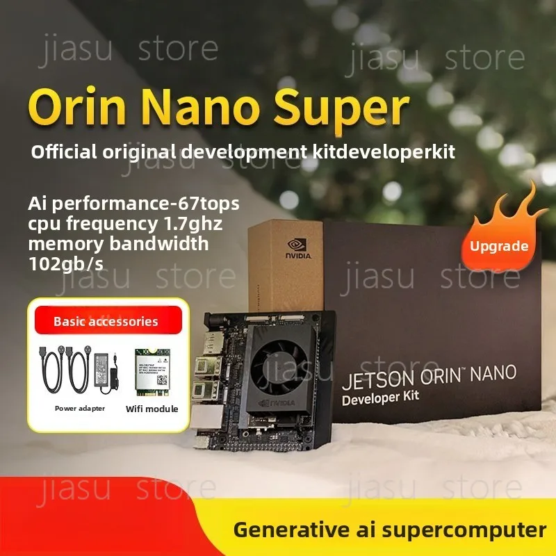 Industrial AI Embedded Computer Jetson Orin Nano Super Official Dev Kit Dual Network Ports