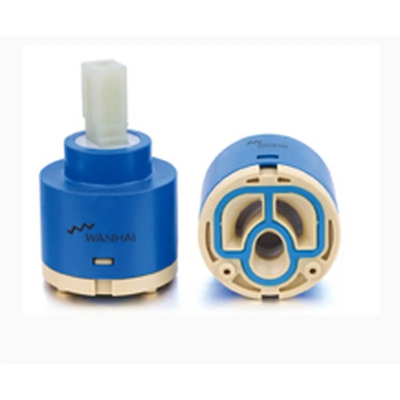 Ceramic Valve Cartridge 35mm 40mm Flat Base High Foot – Hot Cold Mixer Cartridge Replacement for Kitchen Faucet Basin Shower 5