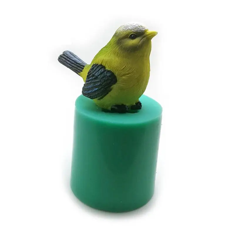 Bird Silicone Molds 3D Stereo Parrot Silicone Molds Use To Make Cakes Soaps Puddings Chocolates Candles And Other Crafts